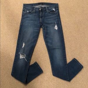 Flying monkey ripped skinny jeans